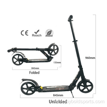 Aluminum Steel Material Kick Scooter with Disc Brake